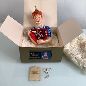 Kurt Adler polonaise Ornament Everyone Loves Lucy NEW open box